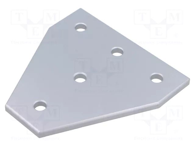 Flat bar; for profiles; triangular; W: 116mm; H: 6mm; L: 116mm FATH FA-093VT120120