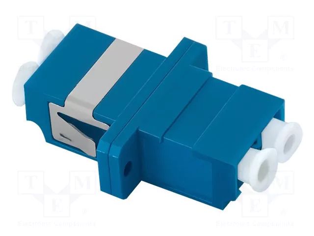 Adapter; LC/UPC,both sides; blue QOLTEC QOLTEC-54134