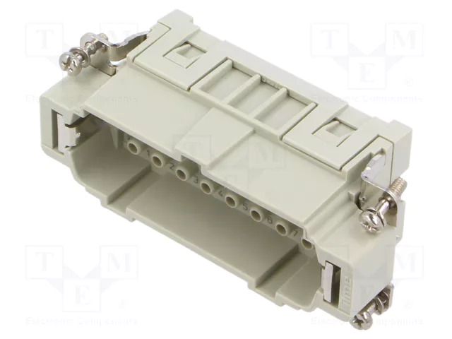 Connector: HDC; contact insert; male; CCE; PIN: 16; 16A; 600V; 16+PE ILME CCEM16
