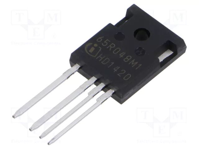 Transistor: N-MOSFET; SiC; unipolar; 650V; 24A; Idm: 100A; 125W INFINEON TECHNOLOGIES IMZA65R048M1HXKSA1