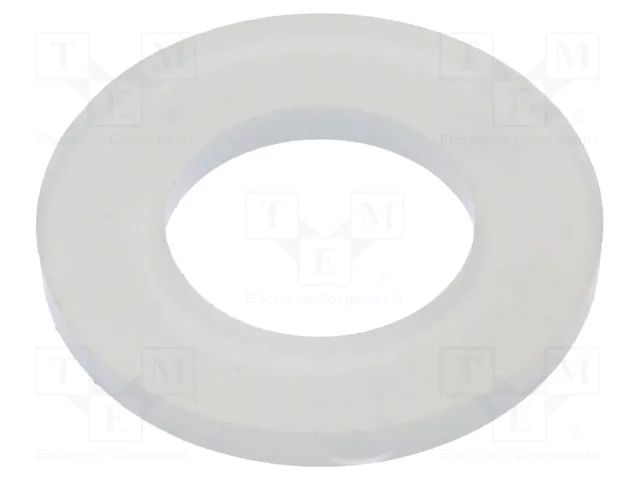 Washer; round; D=16mm; h=1.6mm; PVDF; natural ESSENTRA ESS-10042281