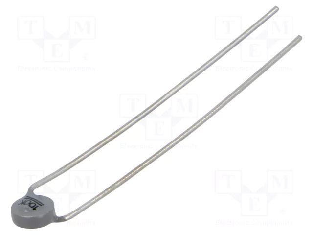 NTC thermistor; 100kΩ; THT; 4600K; -55÷125°C; ±5%; 450mW; Ø: 5.5mm EPCOS / TDK B57164K0104J000