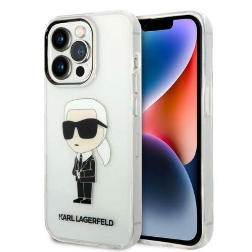 Karl Lagerfeld Ikonik Karl case for iPhone 14 Pro Max - transparent, Karl Lagerfeld 3666339087111 3666339087111