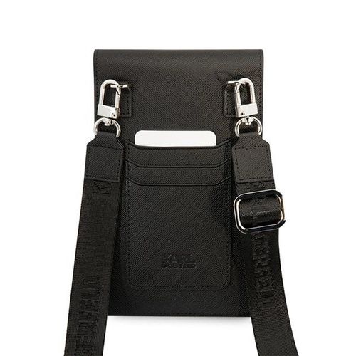 Karl Lagerfeld Ikonik Karl Chain Phone Bag - Black, Karl Lagerfeld 3666339051785 3666339051785