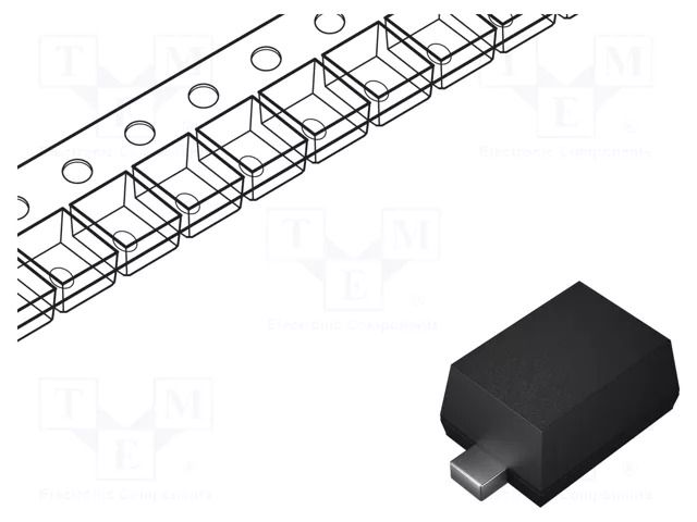 Diode: Zener; 0.2W; 5.1V; SMD; reel,tape; SOD323F; single diode ONSEMI MM3Z5V1B-ONS