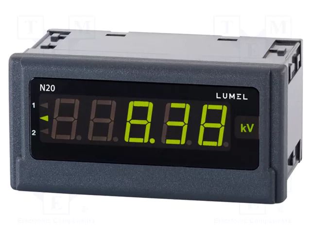 Ammeter; digital,mounting; 4÷20mA; ±(0.2%+1digit); panel; LED LUMEL N20-5155008