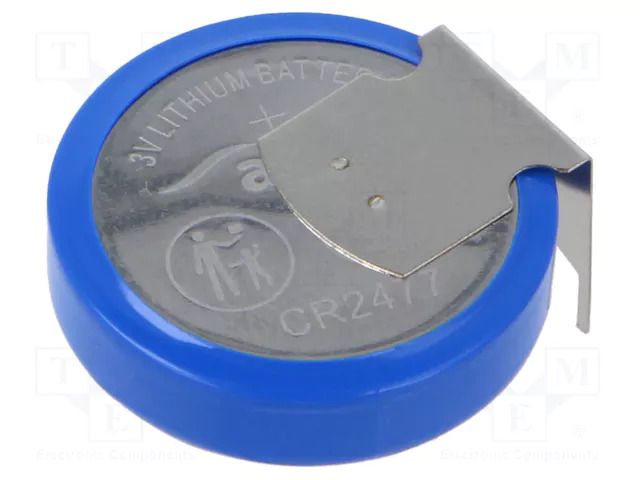 Battery: lithium; CR2477,coin; 3V; 1000mAh; Ø24.5x7.7mm AKYGA BATTERY BAT-CR2477HT-NRHLF