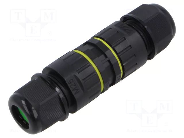 Connector: AC supply; snap-on; 24A; 450V; ways: 2; 5÷9mm; 0.5÷2.5mm2 HSM C9455-02ABC000R