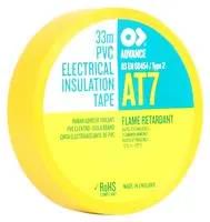 ELECTRICAL INSULTAPE, PVC, 33M X 19MM AT7 YELLOW 33M X 19MM