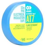 ELECTRICAL INSULTAPE, PVC, 33M X 19MM AT7 BLUE 33M X 19MM