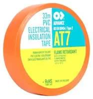 ELECTRICAL INSULTAPE, PVC, 33M X 19MM AT7 ORANGE 33M X 19MM