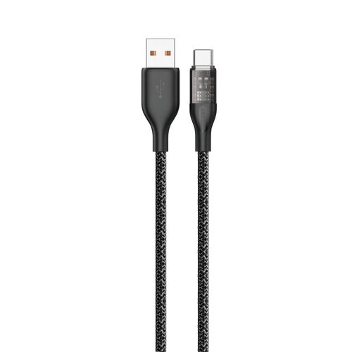 Fast charging cable 120W 1m USB - USB-C Dudao L22T - gray, Dudao 6973687246662 6973687246662