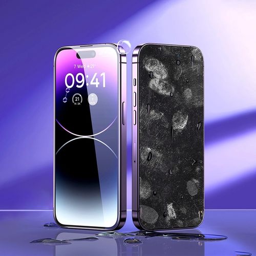 Baseus Full Screen Tempered Glass for iPhone 14 Pro Max with Speaker Cover 0.3mm + Mounting Frame, Baseus 6932172623425 6932172623425
