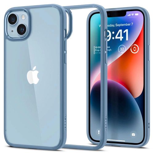 Spigen Ultra Hybrid iPhone 14 Case - Blue, Spigen 8809811869873 8809811869873