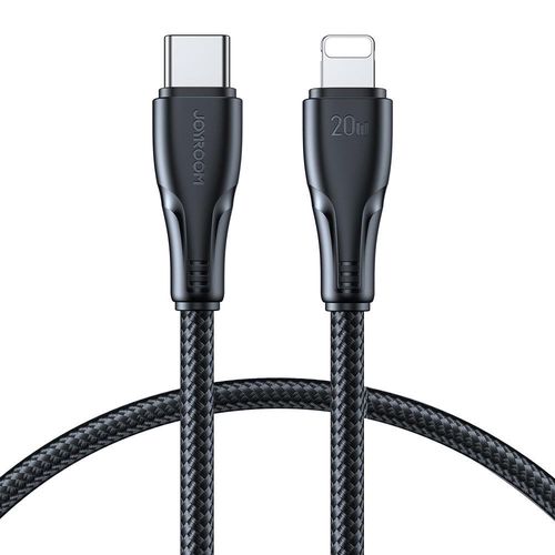 Joyroom Surpass Series A11 Lightning /USB-C 20W 0.25 m cable - black, Joyroom 6956116711214 6956116711214