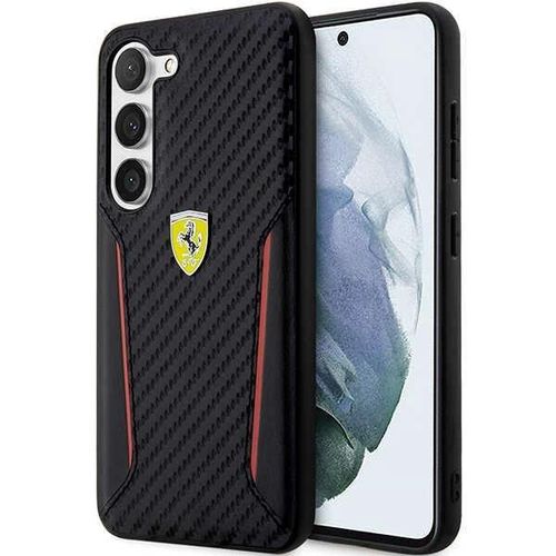 Ferrari FEHCS23MNPYK S23+ S916 black/black hardcase Carbon Contrast Edges, Ferrari 3666339114619 3666339114619