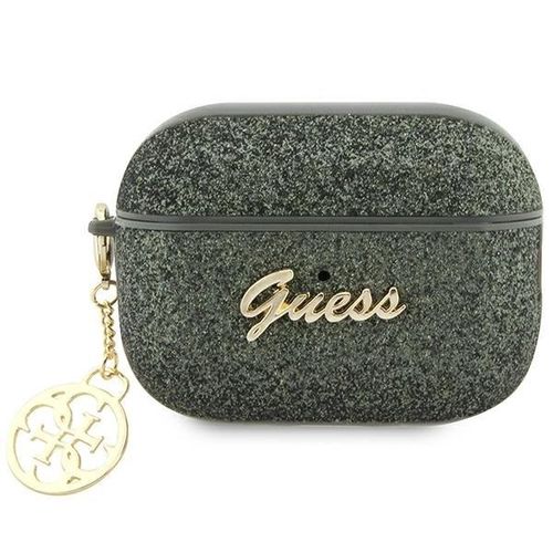 Guess GUAP2GLGSHA AirPods Pro 2 cover green/kaki Glitter Flake 4G Charm, Guess 3666339110970 3666339110970