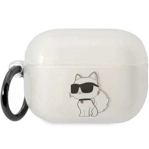 Karl Lagerfeld KLAP2HNCHTCT Airpods Pro 2 cover transparent Ikonik Choupette, Karl Lagerfeld 3666339099312 3666339099312
