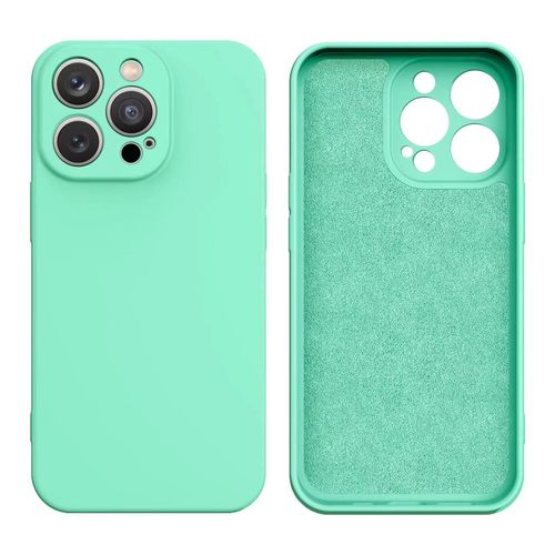 Silicone case for Samsung Galaxy A14 5G / Galaxy A14 silicone cover mint green, Hurtel 5907769352690 5907769352690