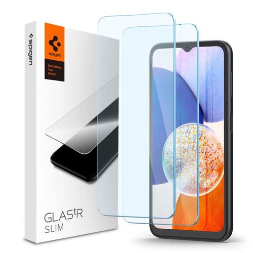 Spigen Glas.tR Slim Tempered Glass for Samsung Galaxy A14 4G / 5G - 2 pcs., Spigen 8809896743266 8809896743266