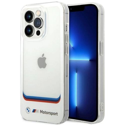 BMW Transparent Center Case for iPhone 14 Pro Max 6.7&quot; - White, BMW 3666339067830 3666339067830