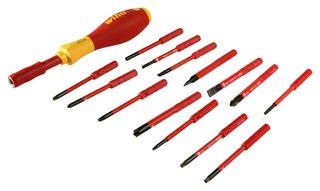 INSULATED SLIMLINE SCREWDRIVER SET, 15PC 28390