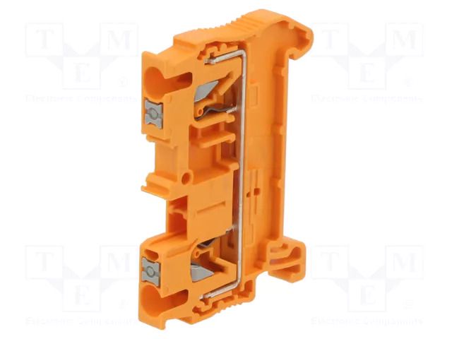 Splice terminal: rail; PT; 24A; 800V; for DIN rail mounting; 5.2mm PHOENIX CONTACT PT2.5OG