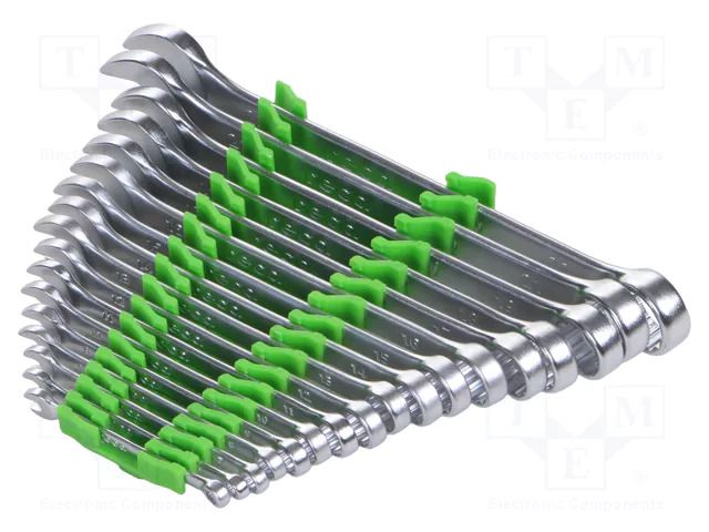 Tools set: keys; combination spanner; 17pcs. RECA RECA-0700-101-203