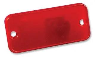 CLOSED BEZEL, ABS, RED/CLEAR, ENCLOSURE 1455TPLTRD-10