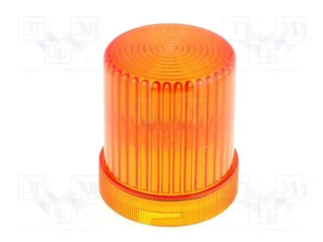 Cloche; orange; WLK; Light source: bulb BA15D; IP65; Ø60x77mm; ABS AUER SIGNAL JA-WLK/O