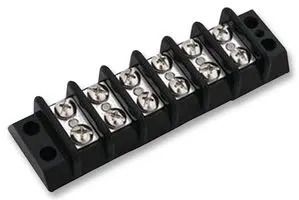 TERMINAL BLOCK, BARRIER, 4POS, 12AWG 670A-GP-4