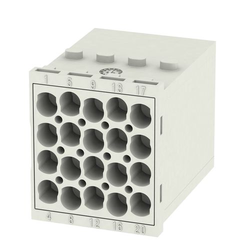 Module insert for industrial connector, Series: ModuPlug, Crimp connection, Number of poles: 20 Weidmuller 1428910000 04050118233322