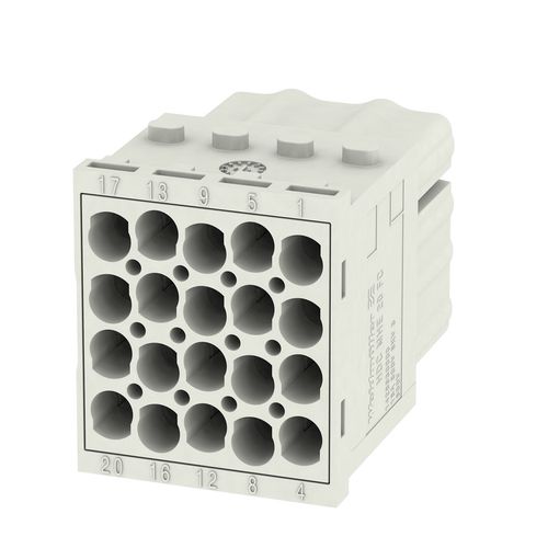 Module insert for industrial connector, Series: ModuPlug, Crimp connection, Number of poles: 20 Weidmuller 1428930000 04050118233261