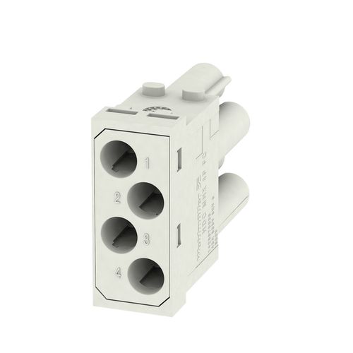 Module insert for industrial connector, Series: ModuPlug, Crimp connection, Number of poles: 4 Weidmuller 1428970000 04050118233308