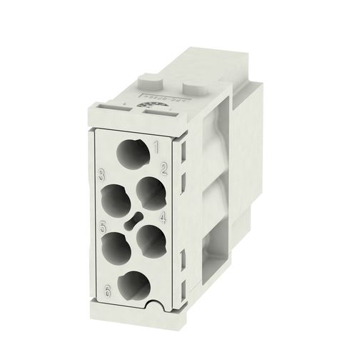 Module insert for industrial connector, Series: ModuPlug, Crimp connection, Number of poles: 6 Weidmuller 1429360000 04050118233605