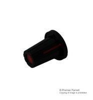 KNOB, PUSH-ON, D SHAFT, RED CP-WB-D-1