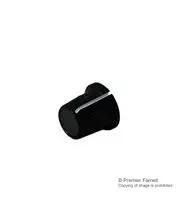 KNOB, 12MM, BLACK, CAP 3.2 SHAFT CP-LB12-5-1D