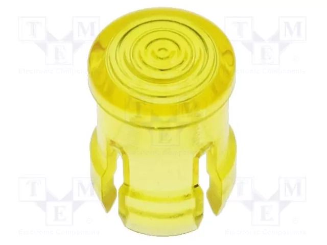 LED lens; round; yellow; lowprofile; 3mm KEYSTONE KEYS8658