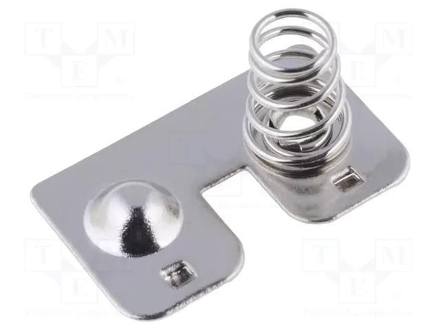 Contact; AAA,R03; Batt.no: 2; soldered; Contacts: steel COMF 403C