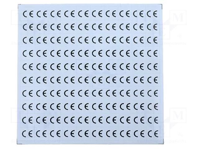 Self-adhesive sign; 100pcs. ANRO CE-10/10