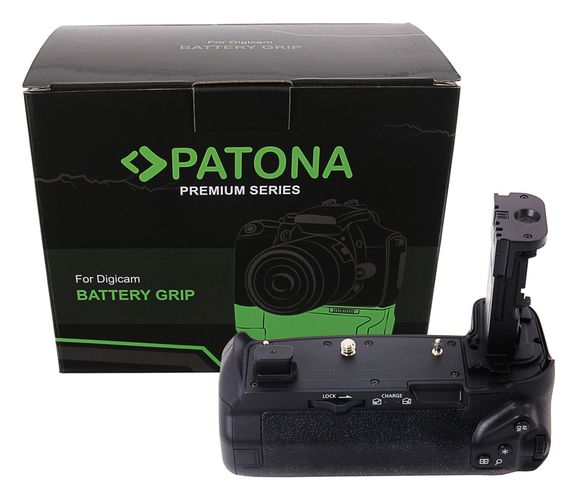 PATONA Premium Battery Grip BG-E22 for Canon EOS R for 2 x LP-E6N Batteries incl. wireless control, PATONA 1458 4055655221405