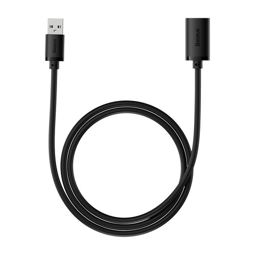 USB 2.0 extension cable 1.5m Baseus AirJoy Series - black, Baseus 6932172629878 6932172629878