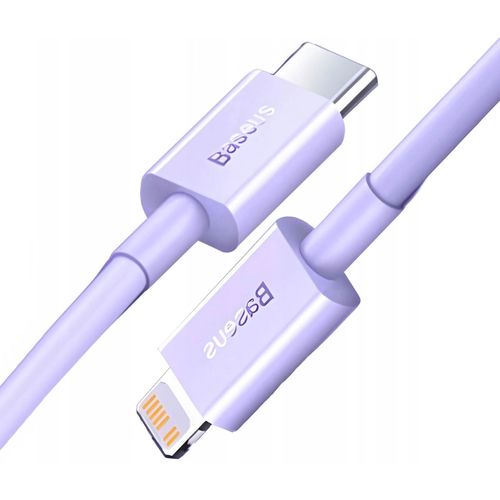USB-C fast charging / data transfer cable - Lightning PD 20W 1m Baseus Superior Series - purple, Baseus 6932172623654 6932172623654