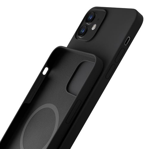 3mk Silicone Case for iPhone 12 / iPhone 12 Pro - black, 3mk Protection 5903108499019 5903108499019