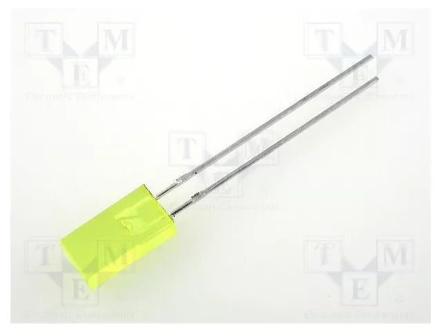 LED; yellow; rectangular; 5x2.5mm; 1.3÷8mcd; 110°; Front: flat; 20mA KINGBRIGHT ELECTRONIC L-383YDT