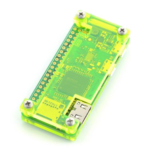 Raspberry Pi Zero Case - Fluo Open - green RPI-08904 5904422312350