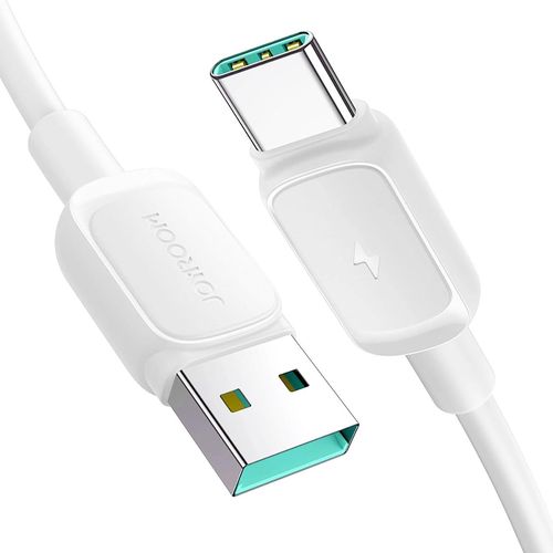 Joyroom Multi-Color Series A14 USB-A / USB-C 3A Cable 1.2m - White, Joyroom 6956116748319 6956116748319