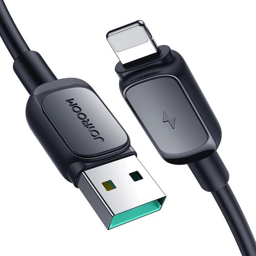 Joyroom Multi-Color Series A14 Lightning /USB-A 2.4A 1.2 m Cable - Black, Joyroom 6956116748159 6956116748159