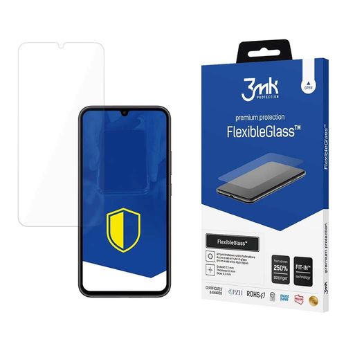 Tempered glass for Samsung Galaxy A34 5G hybrid flexi 7H series 3mk FlexibleGlass, 3mk Protection 5903108518925 5903108518925