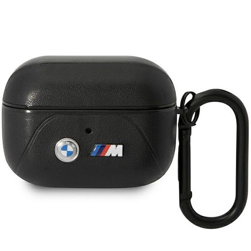 BMW BMAP22PVTK AirPods Pro cover black/black Leather Curved Line, BMW 3666339089542 3666339089542